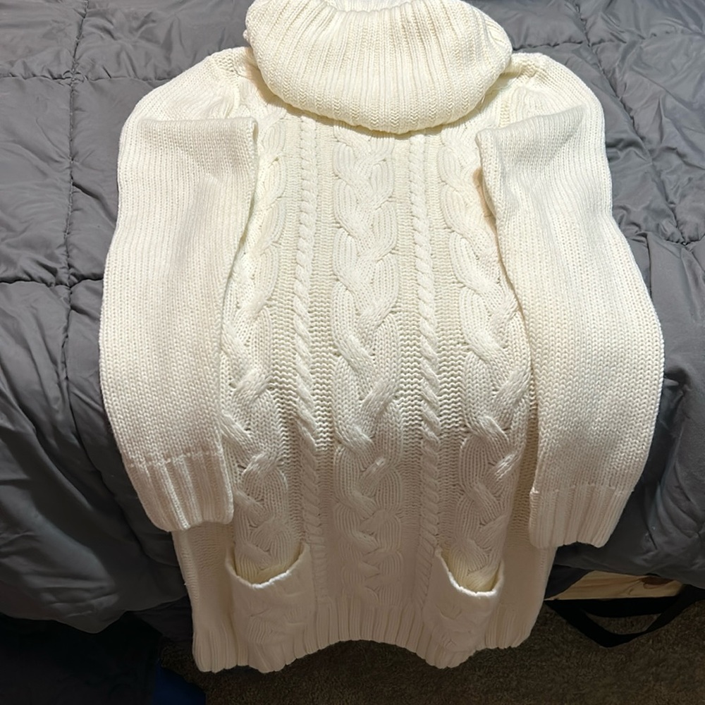 New never worn. Cowl neck sweater dress